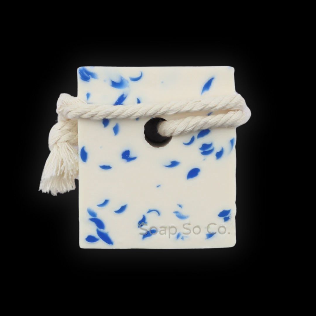 Azure Drip Soap On Rope