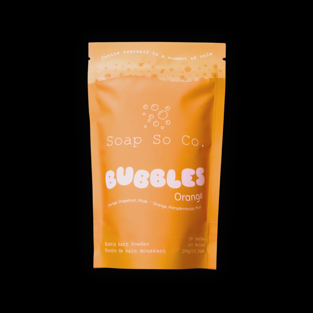 Orange Bubble Bath Powder