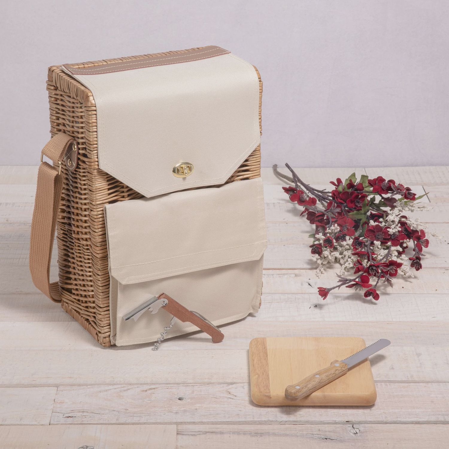 Corsia Wine &amp; Cheese Basket