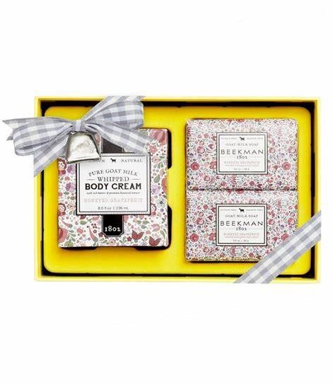 Honeyed Grapefruit Soap &amp; Body Cream Sampler