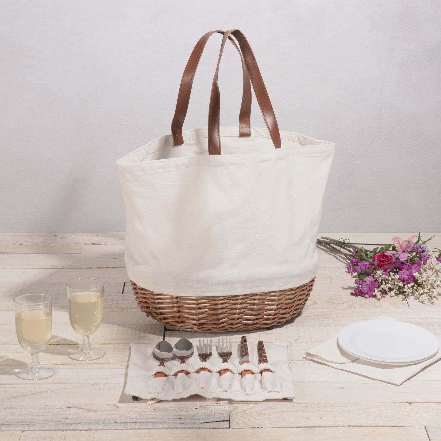 Promenade Picnic Basket Beige
