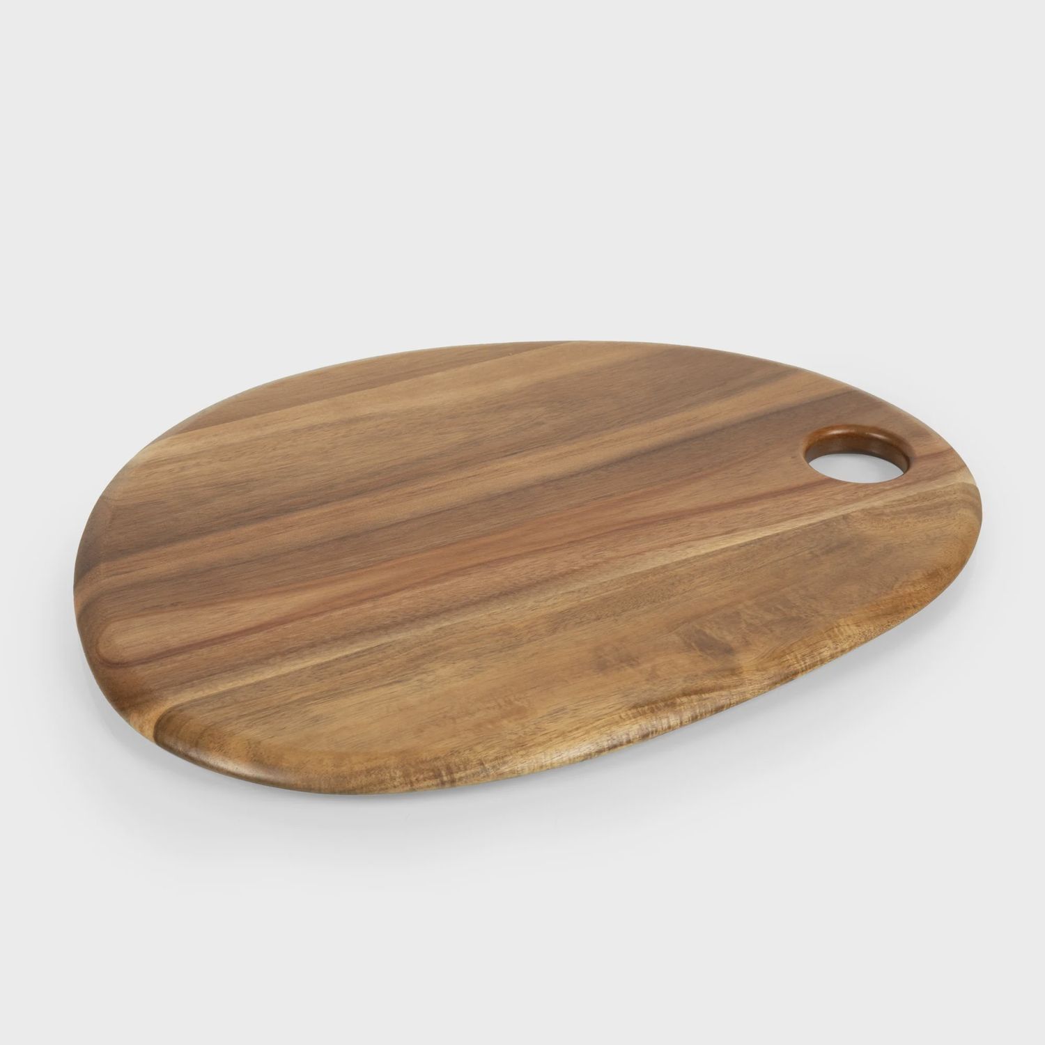 Acacia Pebble Serving Board 18x15