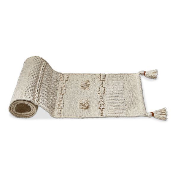 Bianca Tufted &amp; Tassel Table Runner