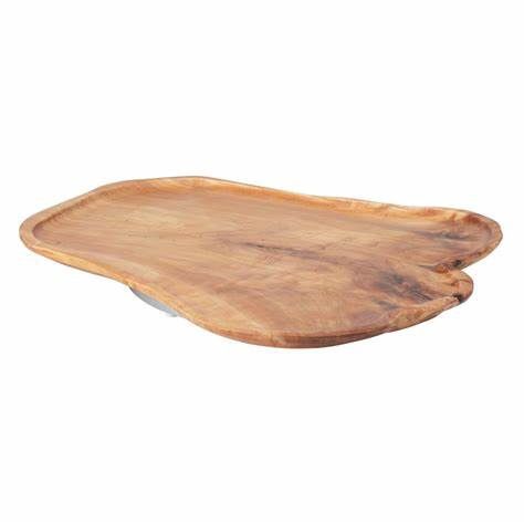 Costa Carved Wood Lazy Suzan