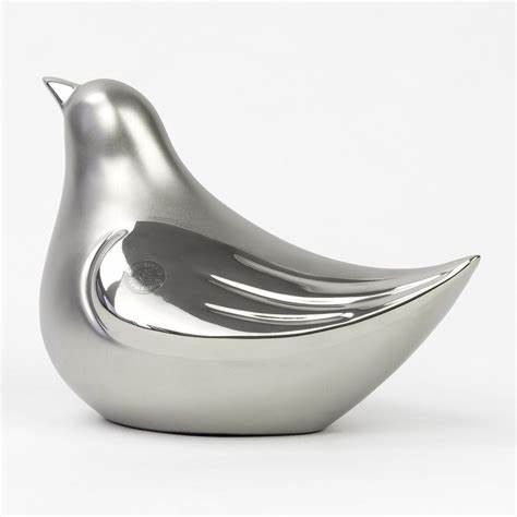 Silver Bird Sculpture