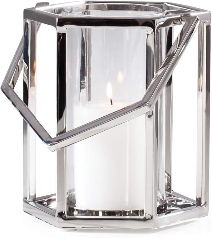 Hexagon Hurricane Lantern - Short