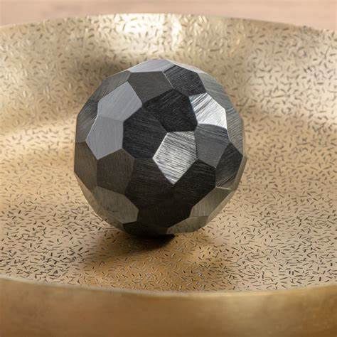 Acrylic Decor Ball - Ebony Black