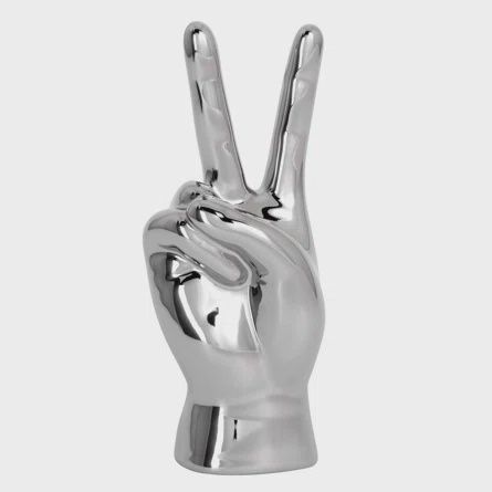 Ceramic &quot;PEACE&quot; Sculpture