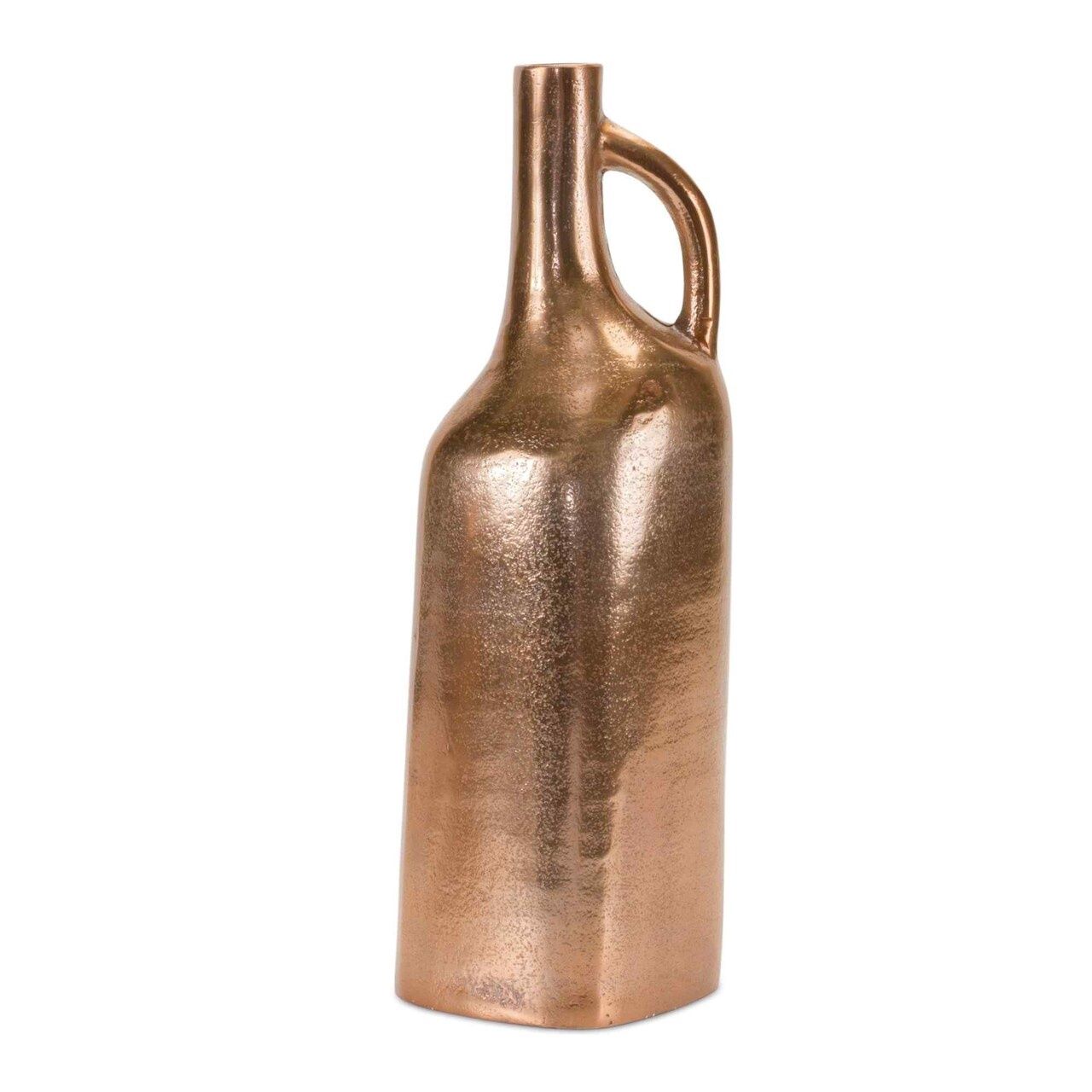 Bottle Vase 14&quot; Aluminum Rose