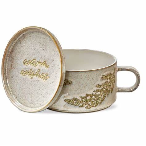 Warm Wishes Soup Mug with Lid