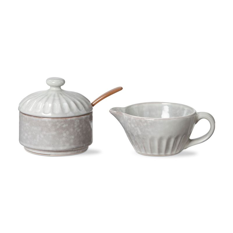 Stinson Cream &amp; Sugar Set - Light Gray