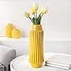 Ella Ceramic 14&quot;H Vase - Yellow