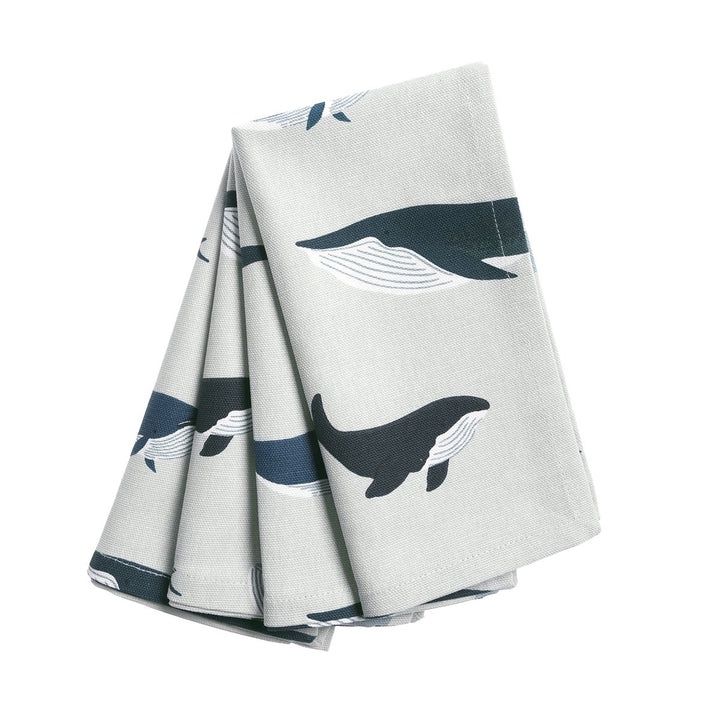 Whale Napkins Set of 4