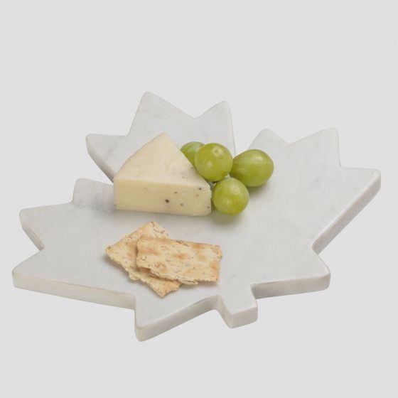 Maple Leaf Cheese Board Marble