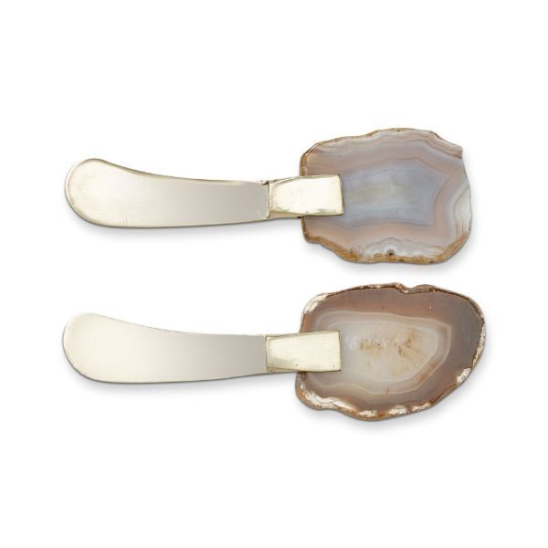 Agate Spreader - Gold Set of 2