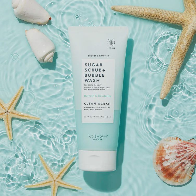 Clean Ocean Sugar Scrub + Bubble Wash