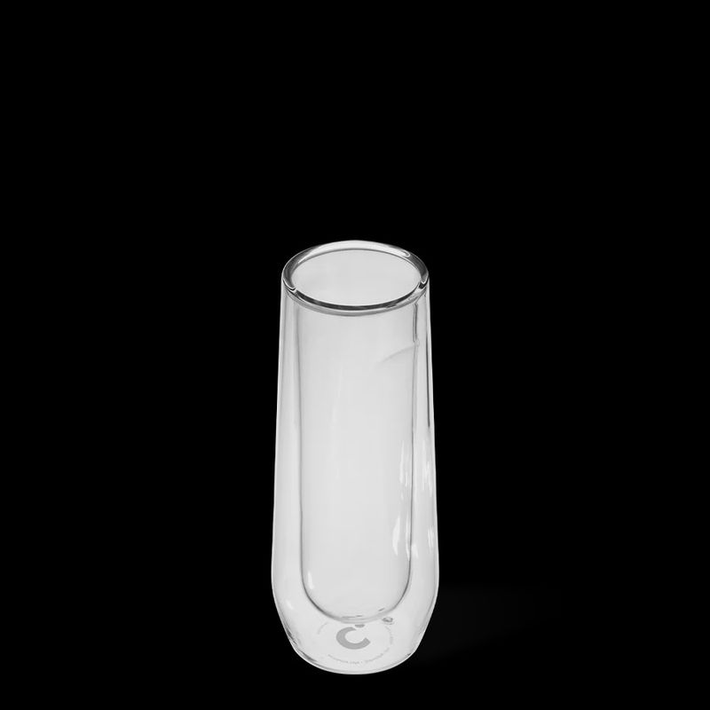 Stemless Flute Glass Set