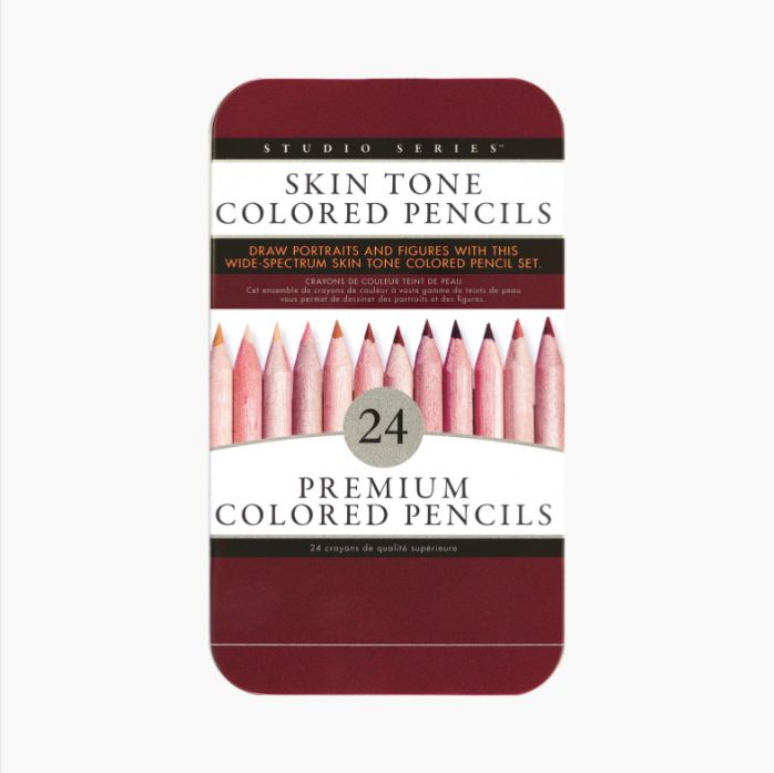 Skin Tone Colored Pencils (Set of 24)