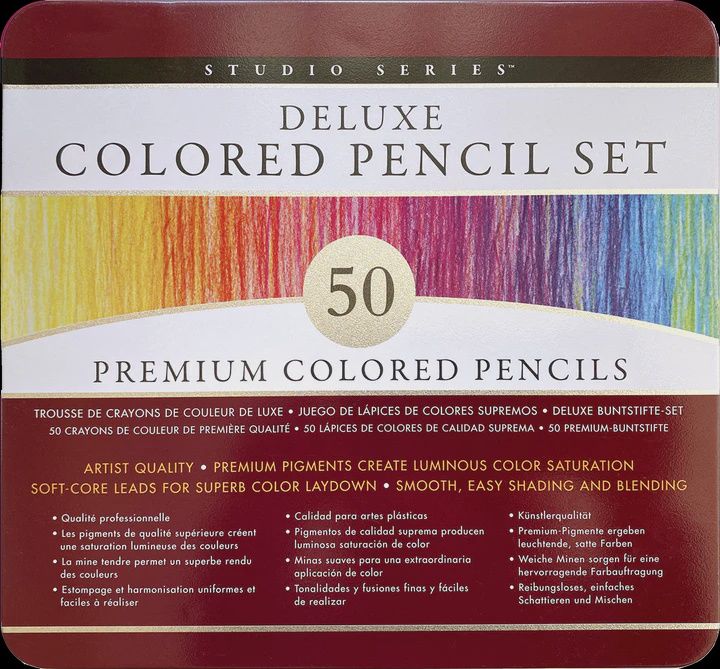 Studio Series Deluxe Colored Pencil Set (Set of 50)