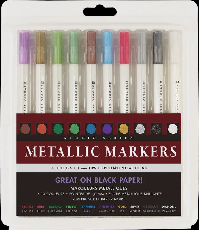 Metallic Markers Set
