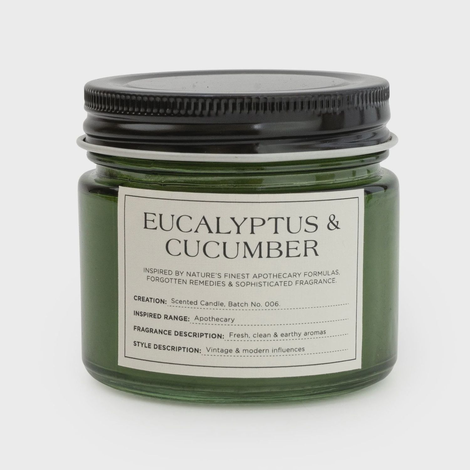 Eucalyptus &amp; Cucumber Candle Small