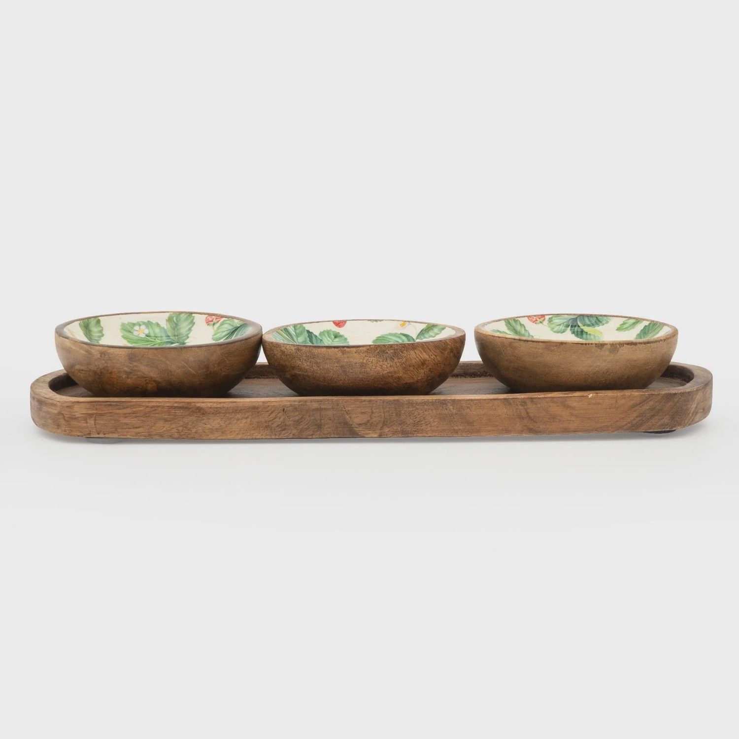 Small Dipping Bowls Strawberry Set of 3