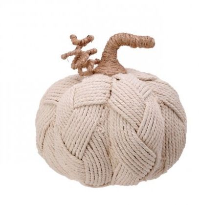 7.5&#39;&#39; String Woven Pumpkin Cream
