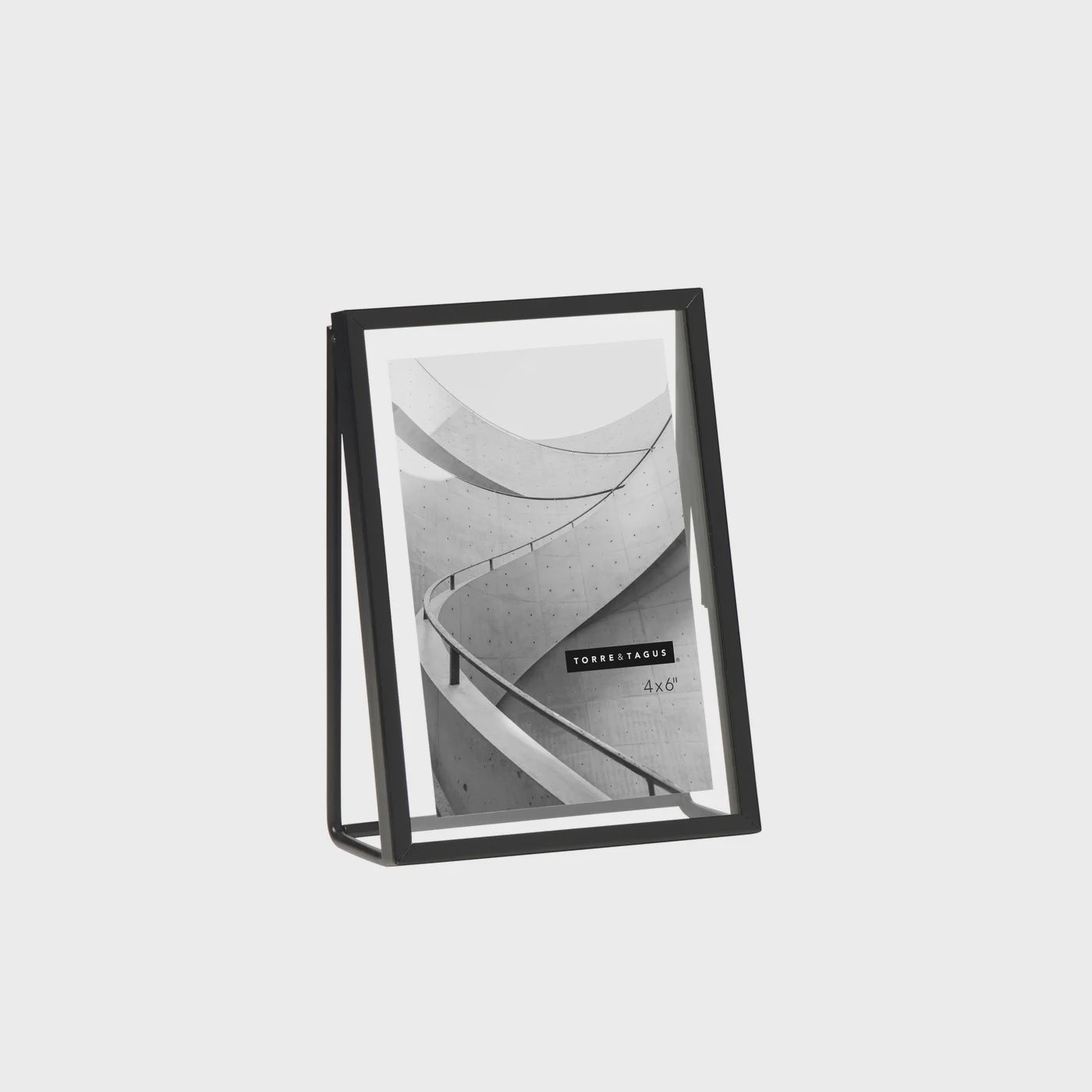 Structure Black Metal Easel Floating Frame - 4x6