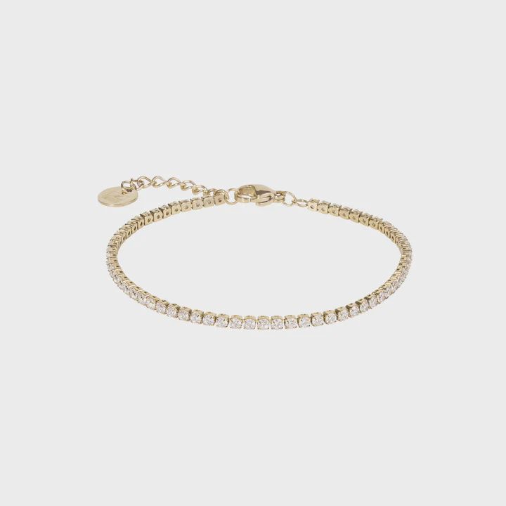 Gold Mini Tennis Bracelet