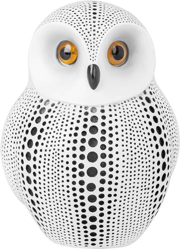 Debossed Dotted Owl - White