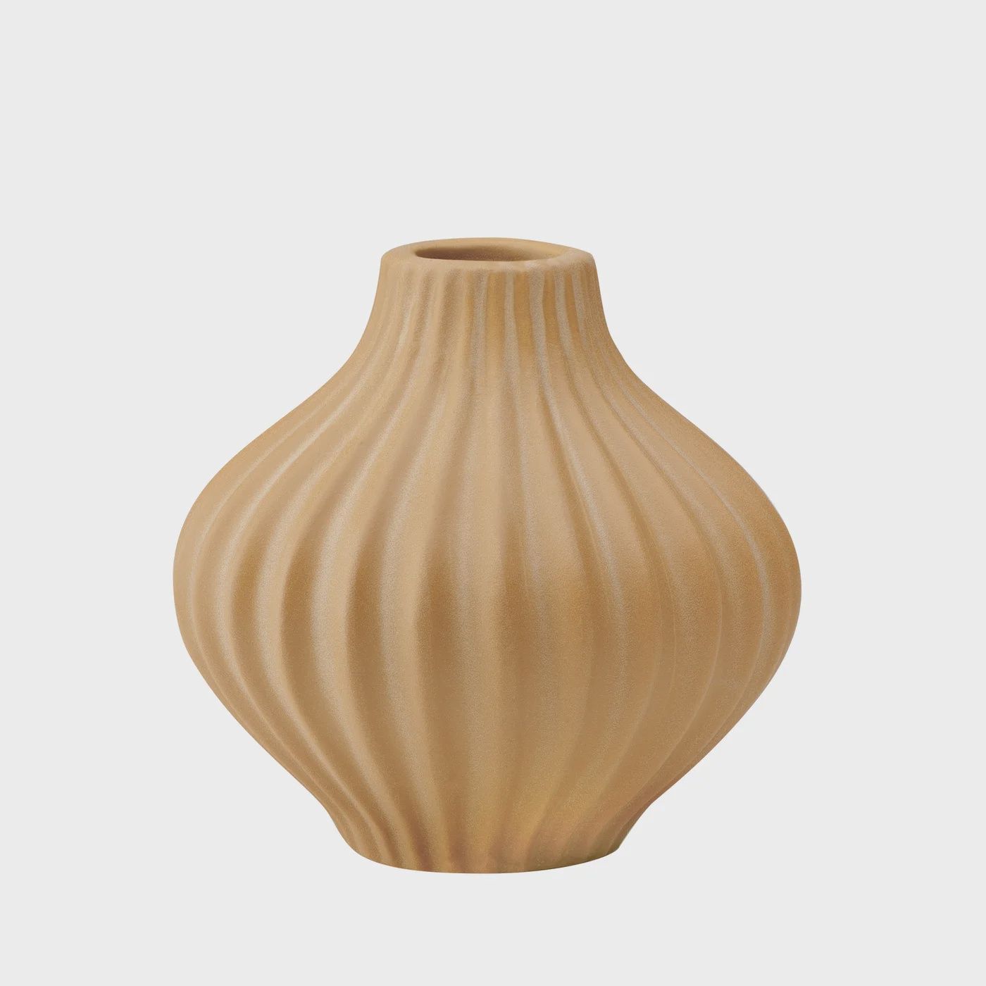 Anna Short Gourd 4.5H&quot; Sandstone