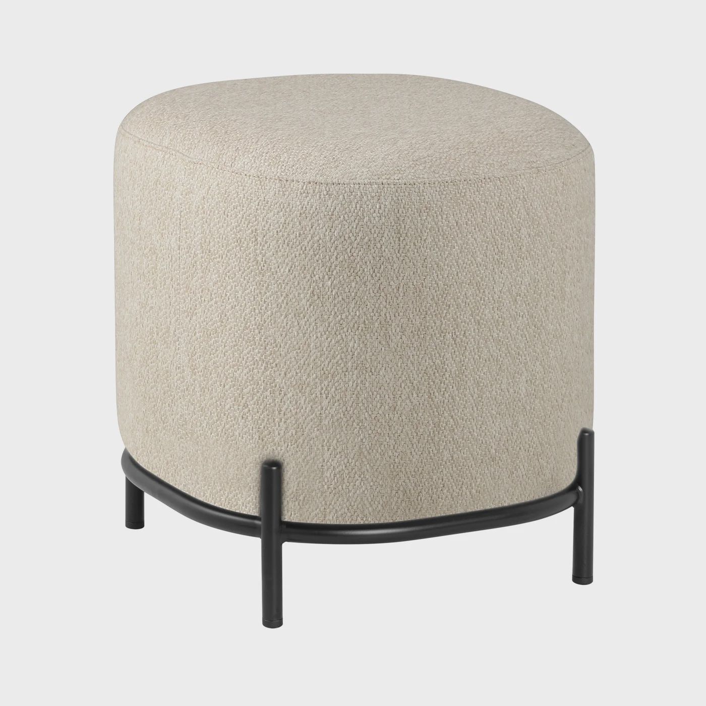 Pender Uphol. Stool- Oatmeal Cream
