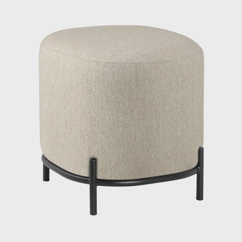 Pender Uphol. Stool- Oatmeal Cream