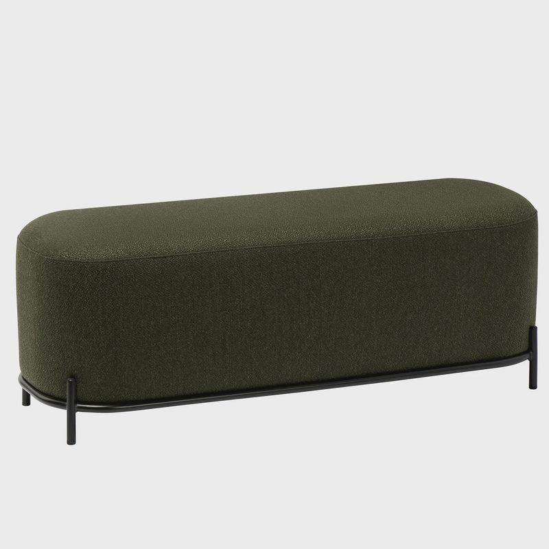 Pender Uphol. Long Bench- Hunter Green