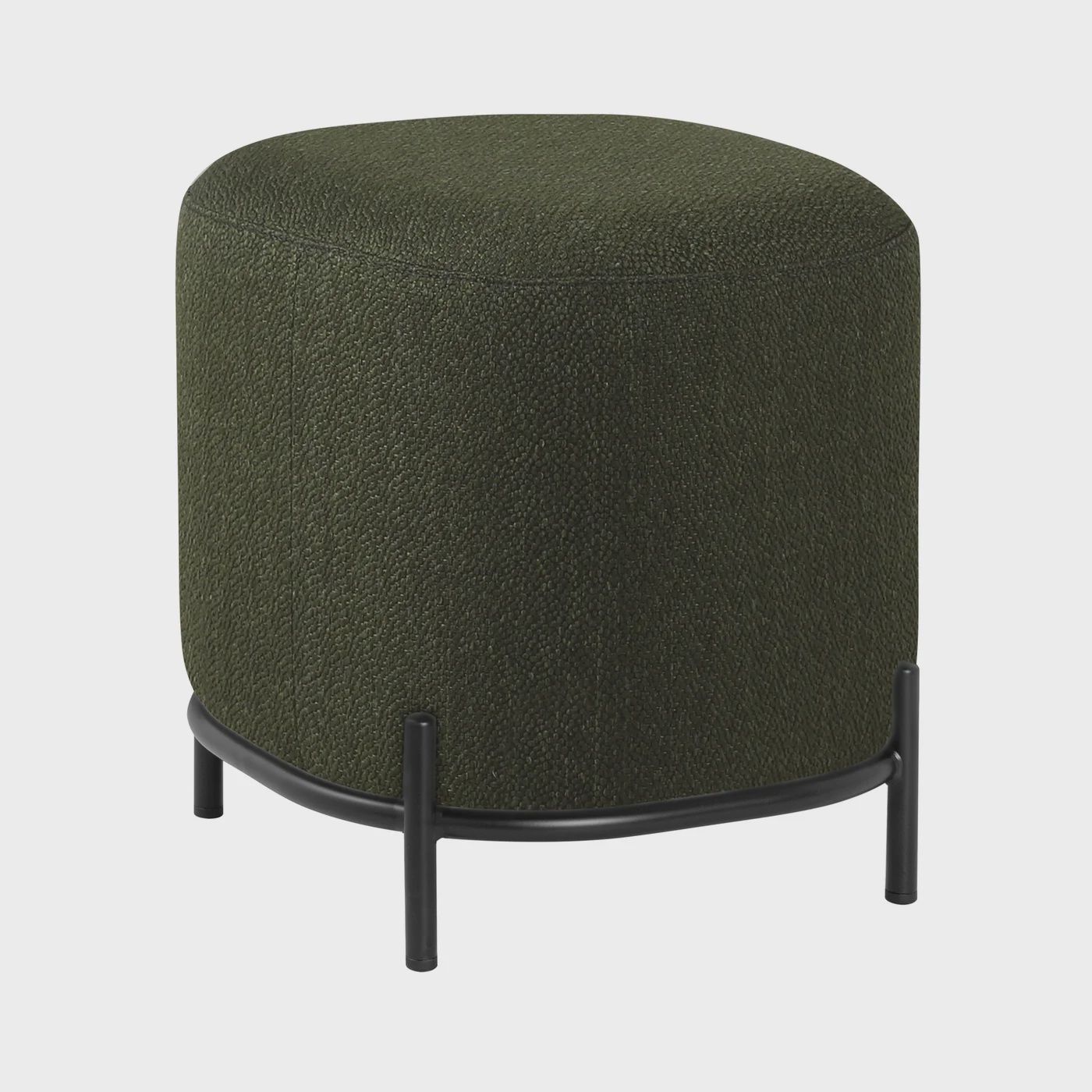 Pender Pin Leg Ashton Weave Stool - Hunter Green