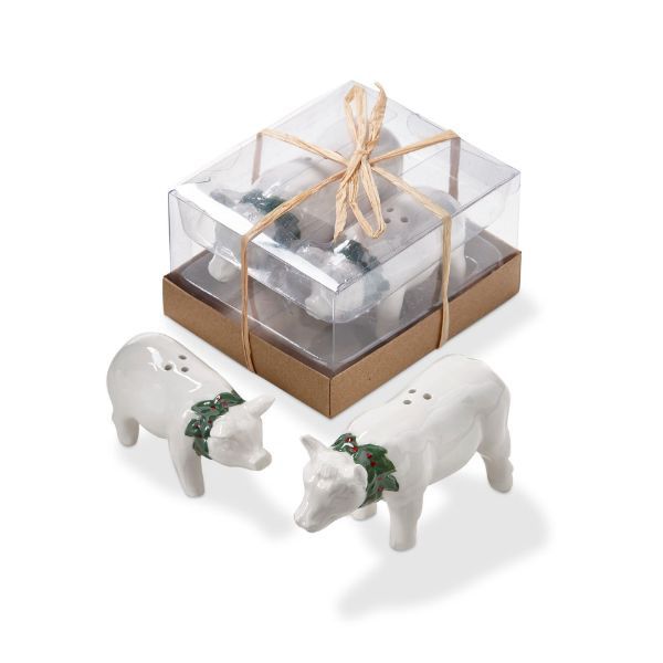 Cow &amp; Pig Salt &amp; Pepper Set of 2