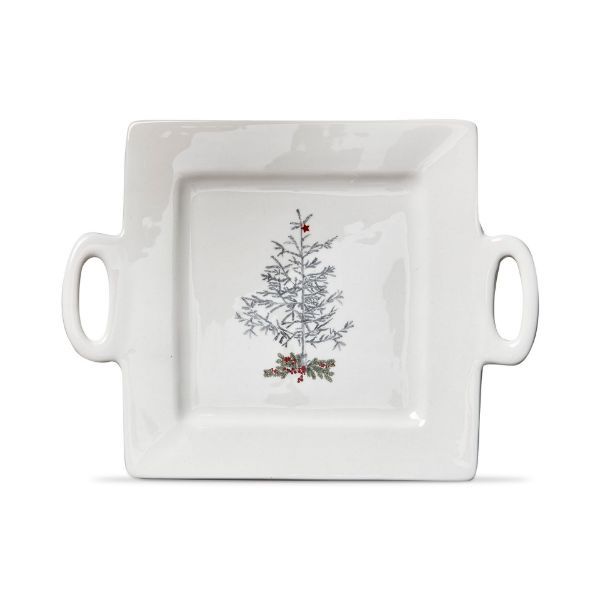 Farmhouse Christmas Square Platter