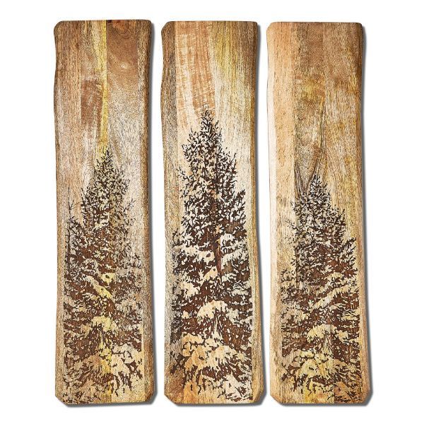 Forest Etched Wall Art- Set 3