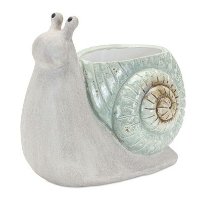 Snail Planter Sculpture