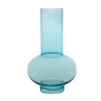 Vase 7&quot;D x 11.75&quot;H Glass