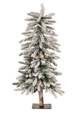 Flocked Alpine Tree 3&#39;H