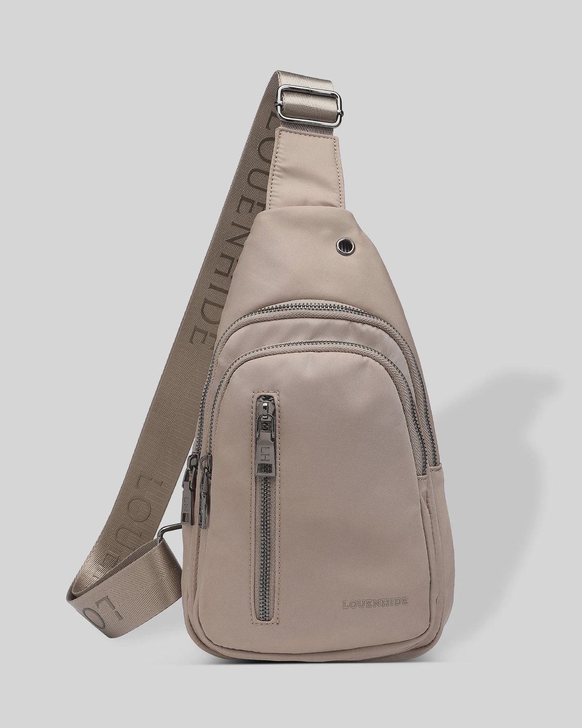 Boyd Nylon Sling Bag - Beige