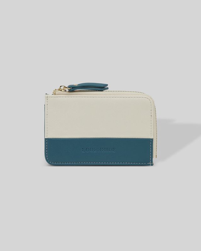 Tilly Cardholder - Steel Blue Vanilla