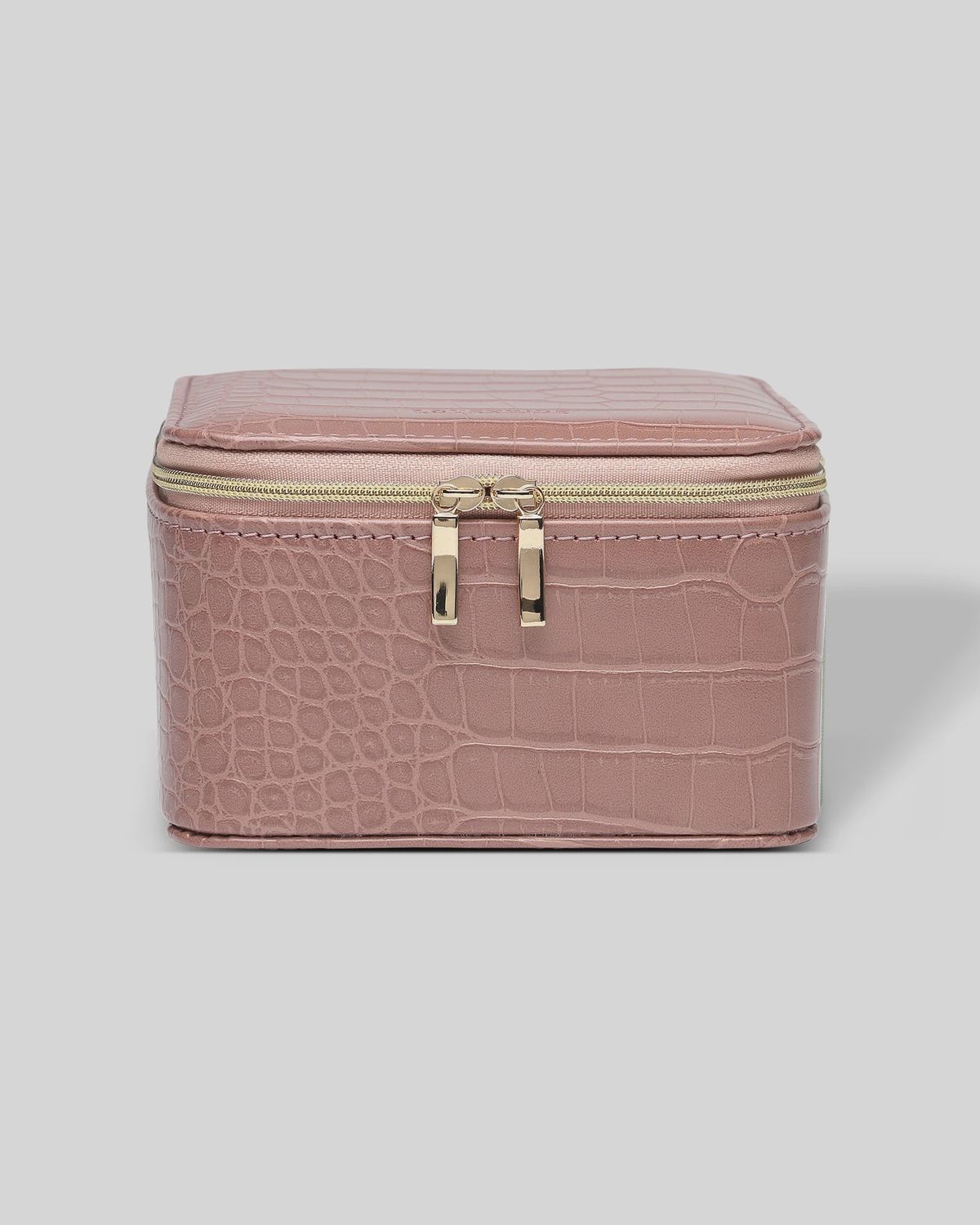 Tara Croc Jewelry Box - Spice