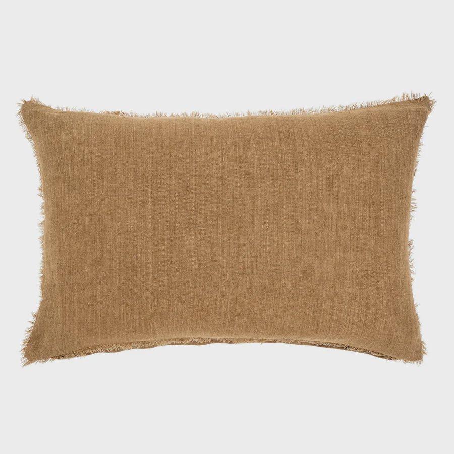 16x24 Lina Linen Pillow Tawny
