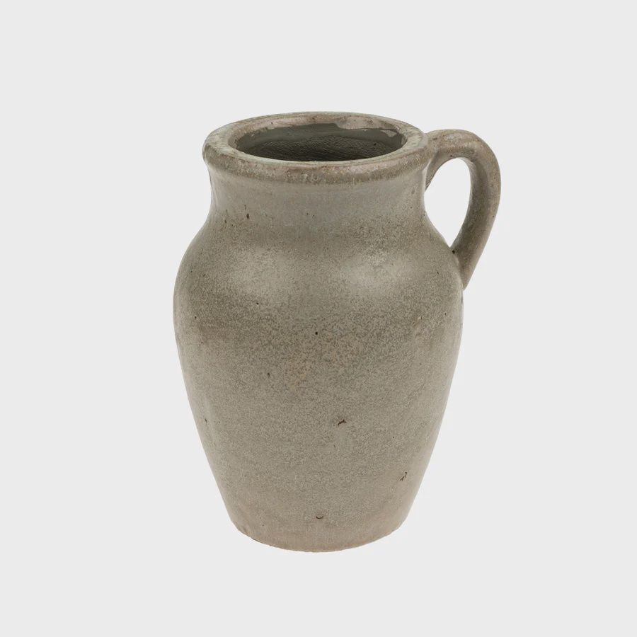 Rhodes Pitcher Vase S, Reactive Brown