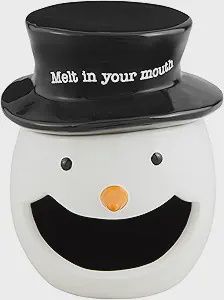 Snowman Open Candy Container