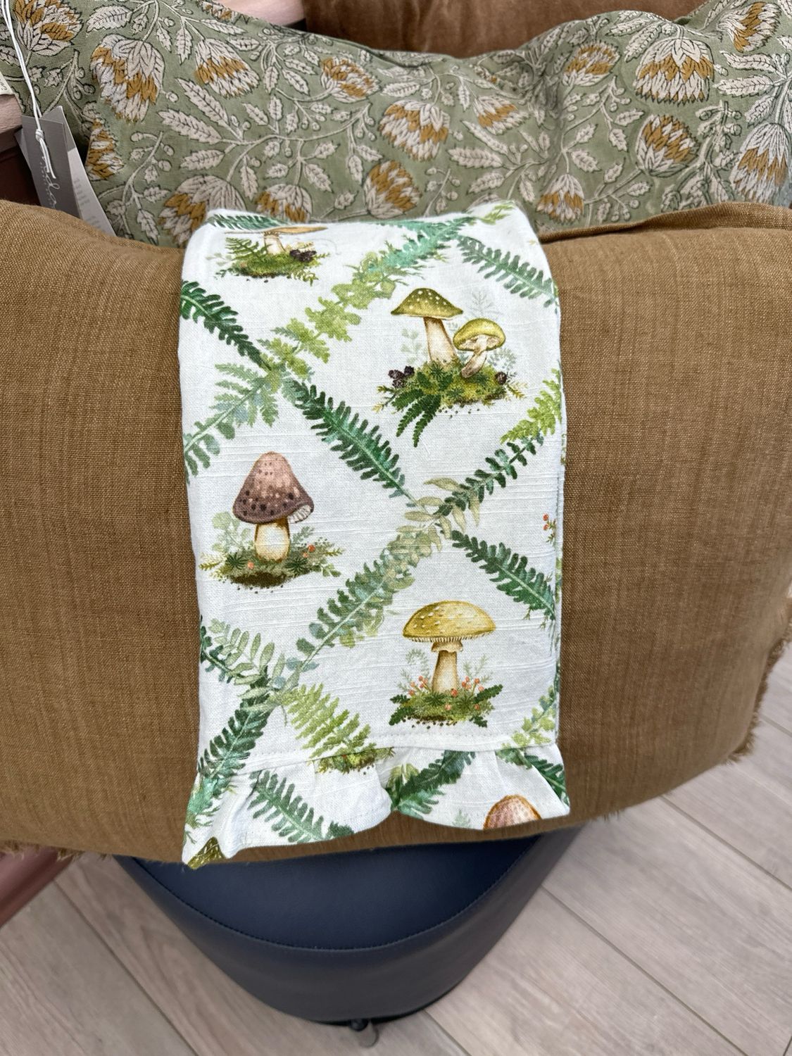 Slub Printed Tea Towel