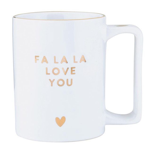 Gold Foil Organic Mug - Falala Love You