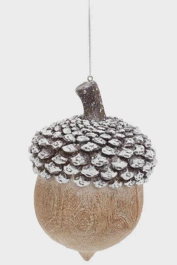 Ornament Acorn Brown 6&quot;